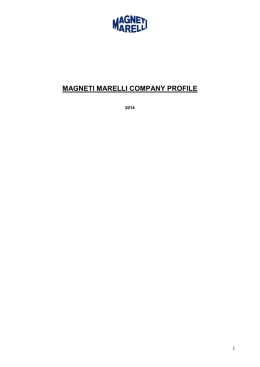 Magneti Marelli Press Kit (0) Scarica PDF