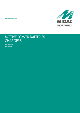 MOTIVE POWER BATTERIES CHARGERS