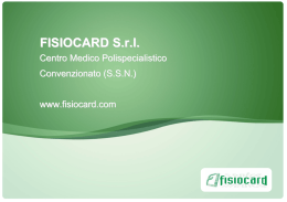 Fisiocard S.r.l. - Centro Medico Polispecialistico Convenzionato Roma