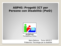ASPHI: ICT Projects for PwD inclusion - e-Lite