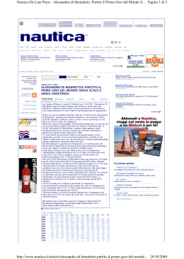 Pagina 1 di 2 Nautica On Line Press