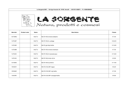 La Sorgente SNC - Via Ugo Foscolo 35, 13100, Vercelli