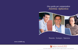 l`anemia aplastica - Aplastic Anemia & MDS International Foundation