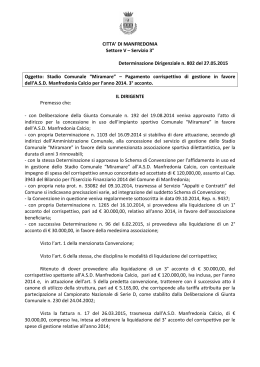 DET N 802 DEL 27052015 ASD Manfredonia Calcio Liquidazione 3