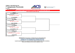 7° Campionato Provinciale - AICS Firenze Settore Tennis