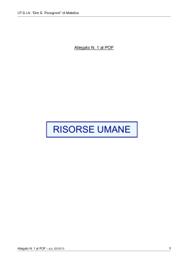 Risorse Umane 2012-2013
