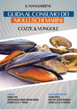 Guida al consumo dei molluschi marini - cozze e