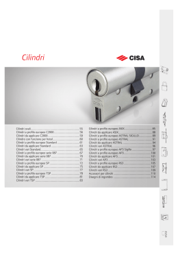 Cilindri - CISA.com