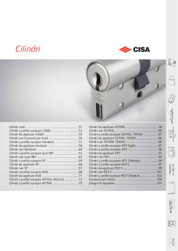 Cilindri - CISA.com