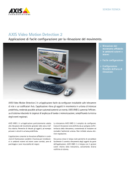 AXIS Video Motion Detection 2