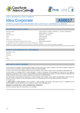 Idea Corporate - Cassa Rurale di Aldeno e Cadine
