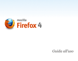 Guida all`uso di Firefox 4