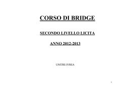 CORSO DI BRIDGE