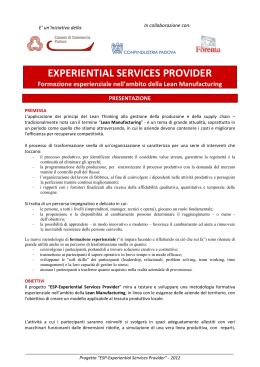 EXPERIENTIAL SERVICES PROVIDER