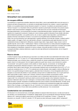 Scarica "Idrocarburi non convenzionali" in pdf