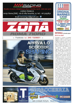 Zona 25-09-15 - Il notiziario gratuito di Roma Nord