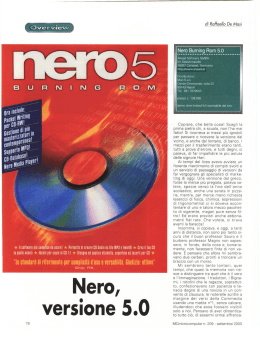 Nero, versione 5.0
