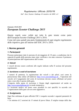 Official Rules 2015/16 - European Scooter Challenge