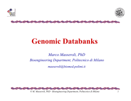 genome - Politecnico di Milano