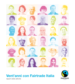 Report 20 anni - Fairtrade Italia