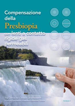 Presbiopia - Centre for Contact Lens Research