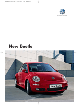 Vedi il catalogo in PDF della Volkswagen New Beetle