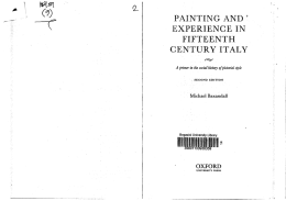 Painting and Experience in Fifteenth Century
