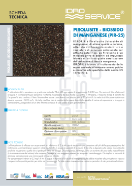 pirolusite/biossido di manganese