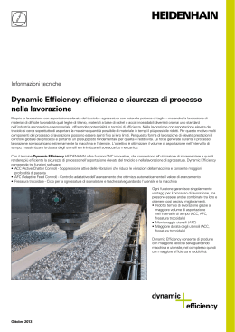 Dynamic Efficiency: efficienza e sicurezza di processo