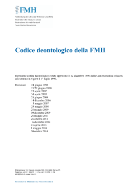 Codice deontologico della FMH