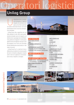Unilog Group - Logistica Management