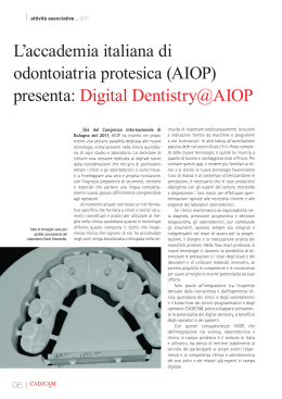 L`accademia italiana di odontoiatria protesica (AIOP) presenta