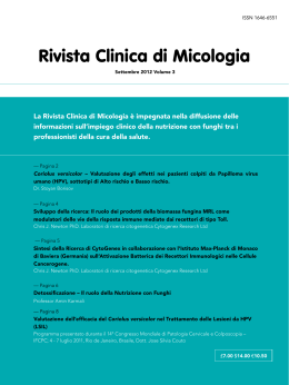 Rivista Clinica di Micologia - Mycology Research Laboratories