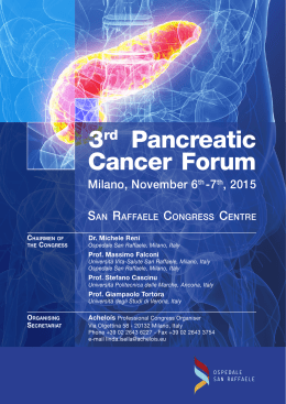 3rd Pancreatic Cancer Forum