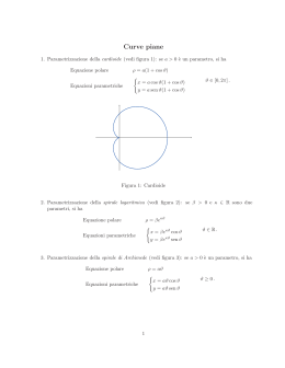 Esempi di curve (file pdf)