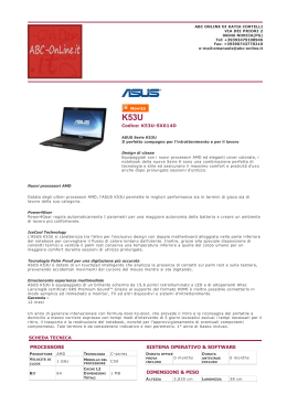 sistema operativo & software dimensioni & peso - ABC