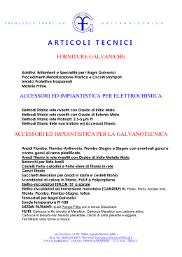 articoli tecnici - Francesco Francica