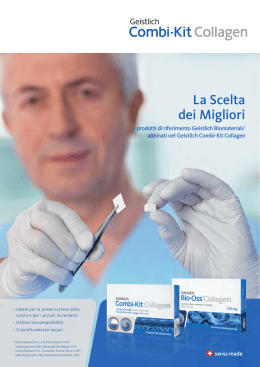 La Scelta dei Migliori - Geistlich Biomaterials Italia