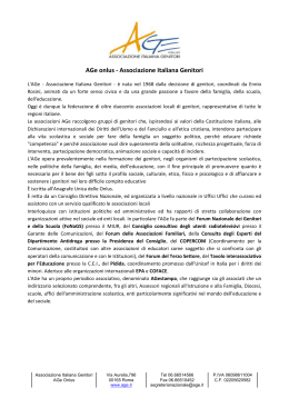 AGe onlus - Associazione Italiana Genitori