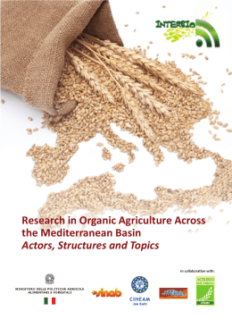 Research in Organic Agriculture Across the Mediterranean Basin