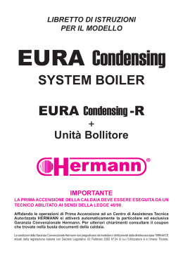 SYSTEM BOILER EURA Condensing -R