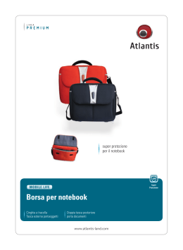 Borsa per notebook - Atlantis-Land