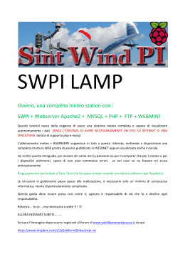 SWPI LAMP - Volo Libero Monte Cucco