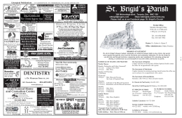 St. Brigid`s Parish - parishbulletins.com