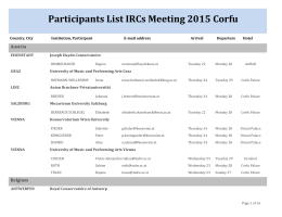 Participants List IRC 2015 Corfu FINAL