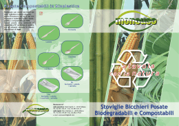 Stoviglie Bicchieri Posate Biodegradabili e Compostabili