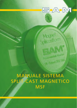 Manuale MSF_Manuale split-cast