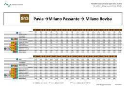 Pavia →Milano Passante → Milano Bovisa