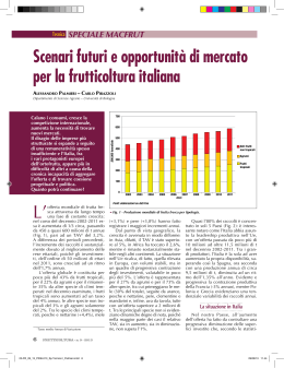 Scenari futuri e opportunità di mercato per la frutticoltura italiana