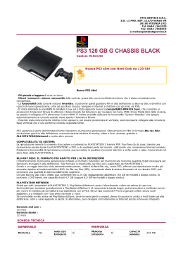PS3 120 GB G CHASSIS BLACK
